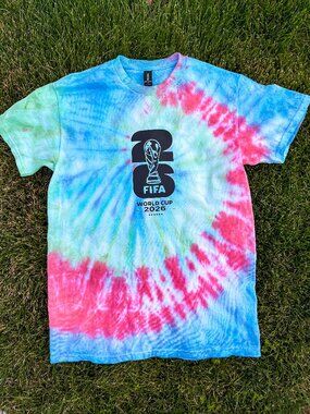 Adult Medium Tie-Dye Short Sleeve Shirt - FIFA World Cup 2026